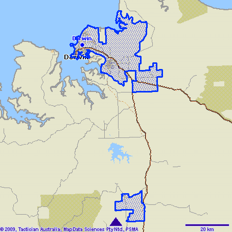 Darwin Map